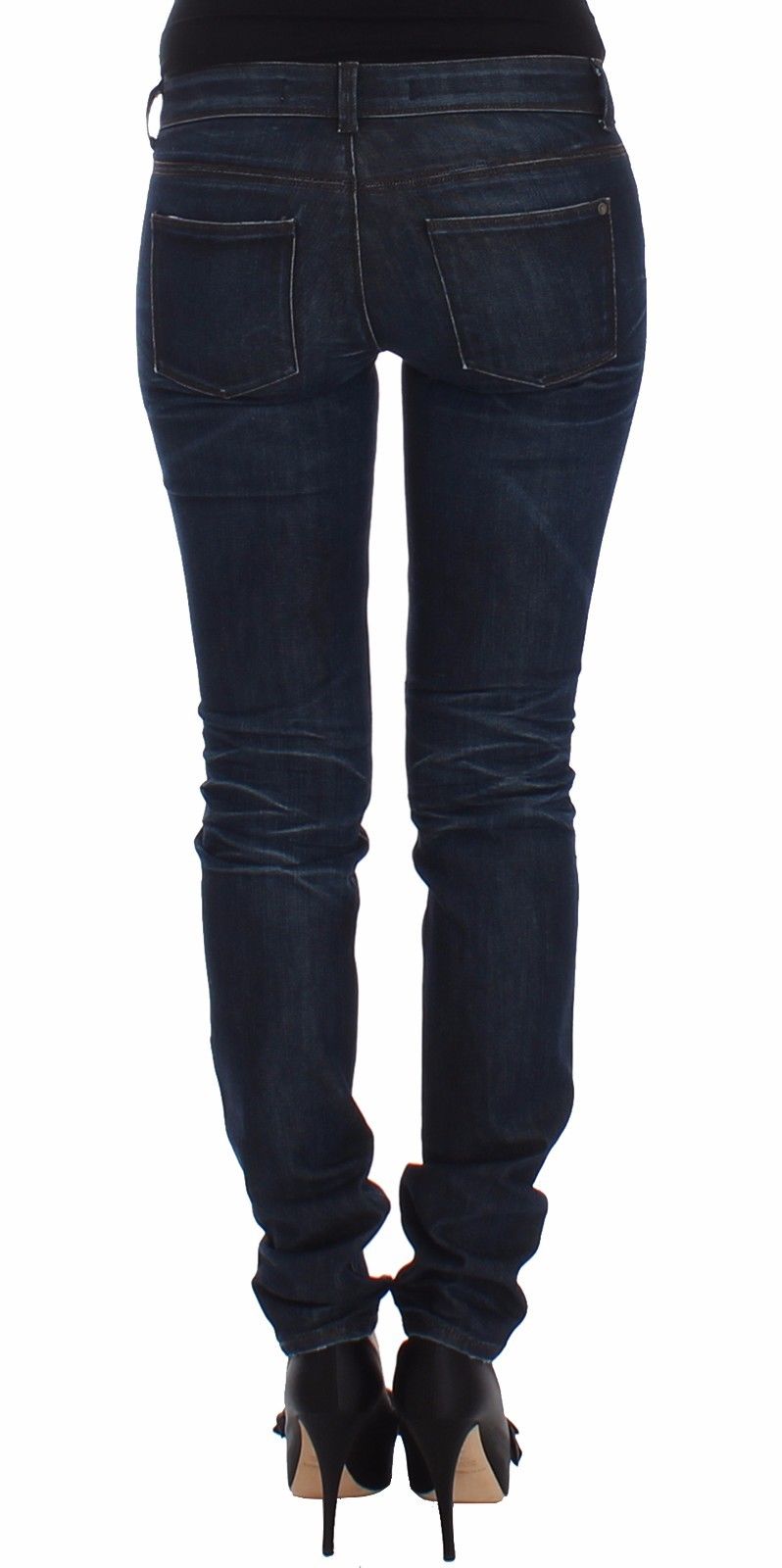 Ermanno Scervino Blue Slim Jeans Denim Pants Skinny Leg Stretch