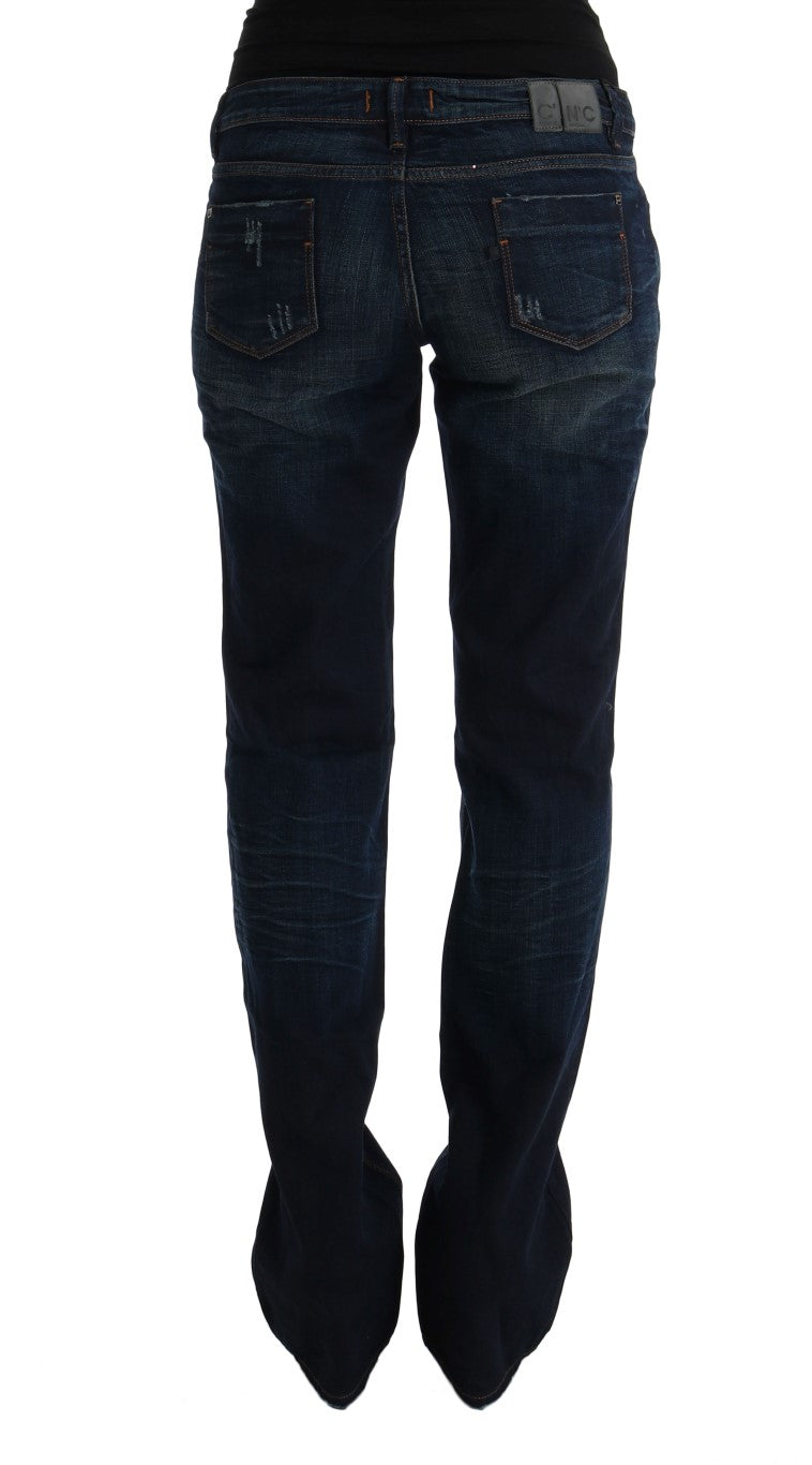 Costume National Blue Cotton Regular Fit Denim Jeans