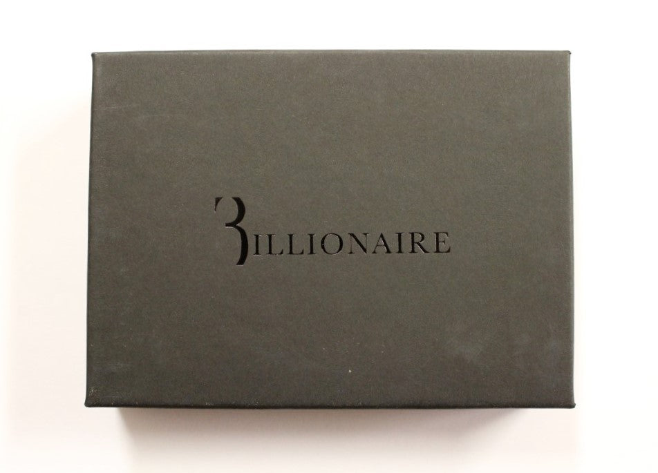 Billionaire Italian Couture Brown Leather Bifold Wallet