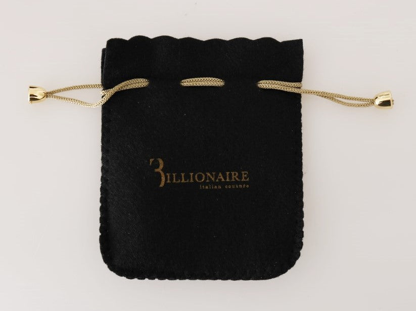 Billionaire Italian Couture Brown Leather Cardholder Wallet