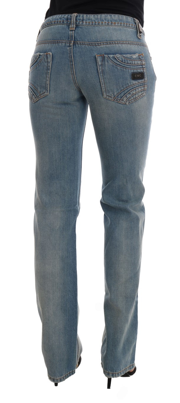 Costume National Blue Wash Cotton Classic Jeans