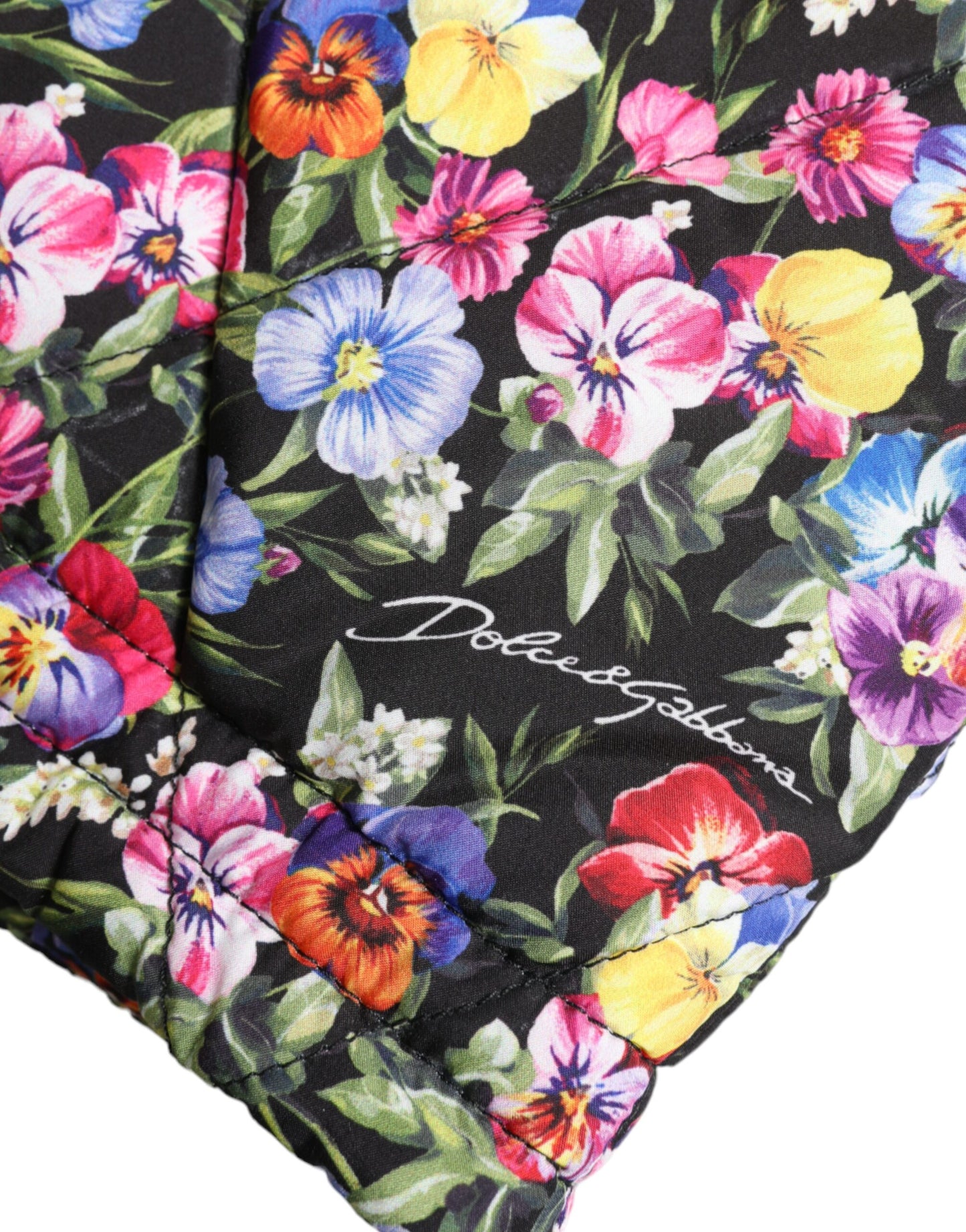 Dolce & Gabbana Multicolor Floral High Waist Hot Pants Shorts