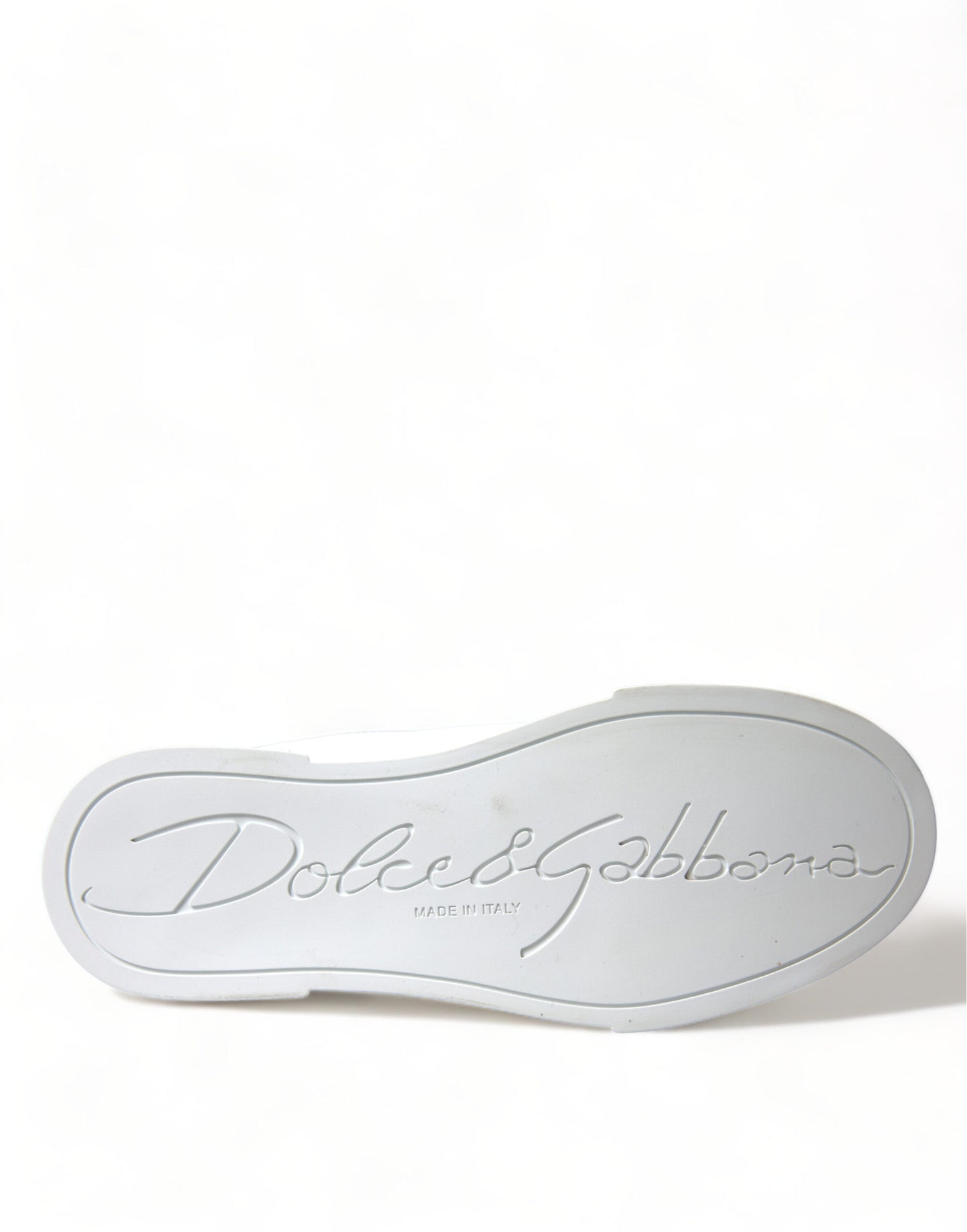 Dolce & Gabbana White Love Patch Portofino Classic Sneakers Shoes