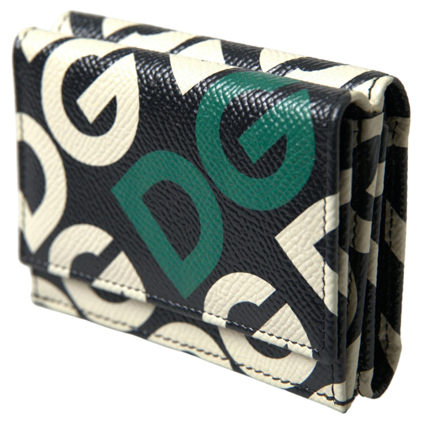 Dolce & Gabbana Multicolor DG Mania French Flap Leather Wallet