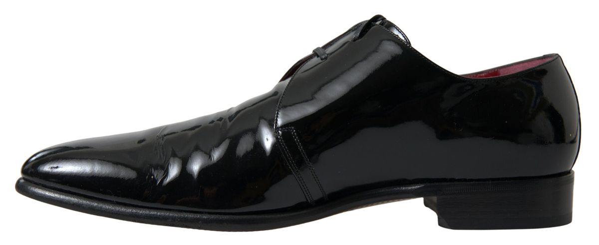 Dolce & Gabbana Black Patent Leather Formal Shoes