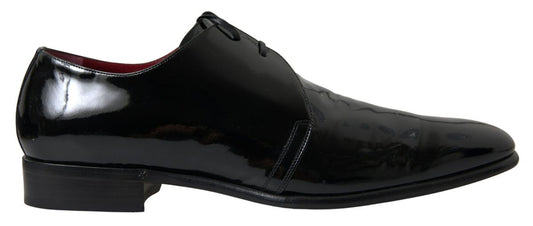 Dolce & Gabbana Black Patent Leather Formal Shoes