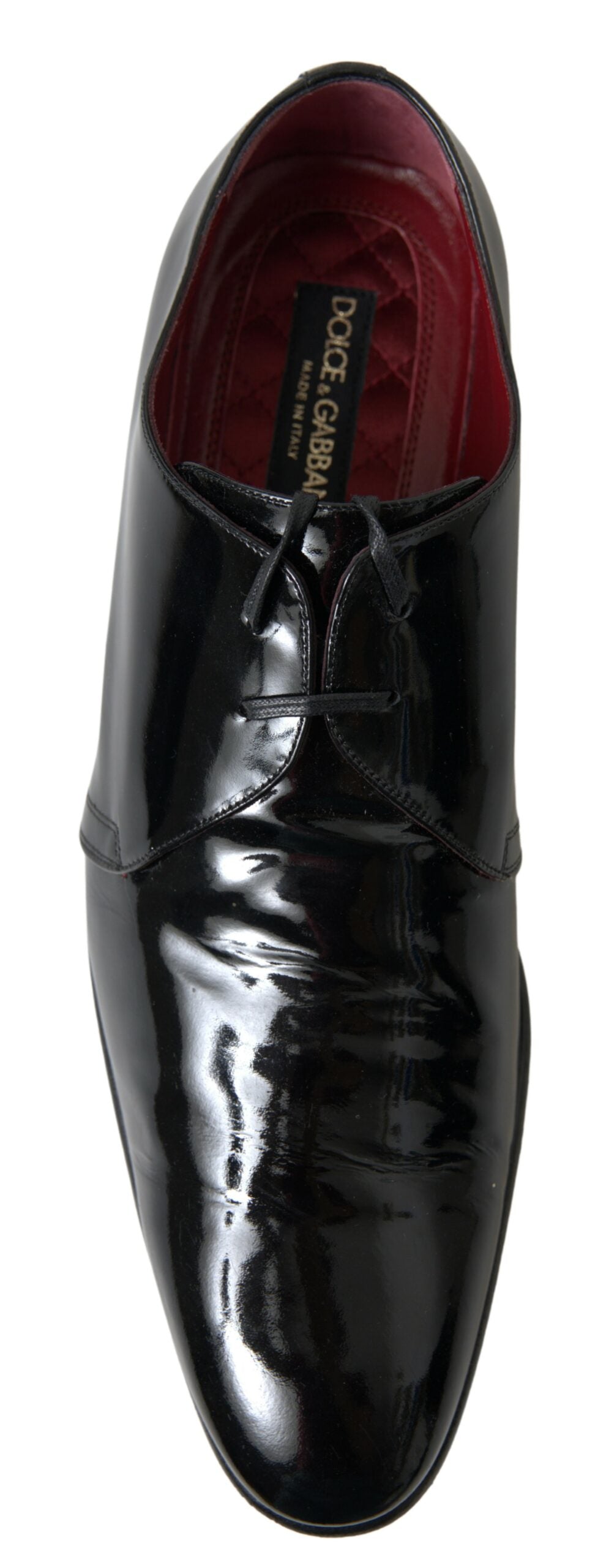 Dolce & Gabbana Black Patent Leather Formal Shoes