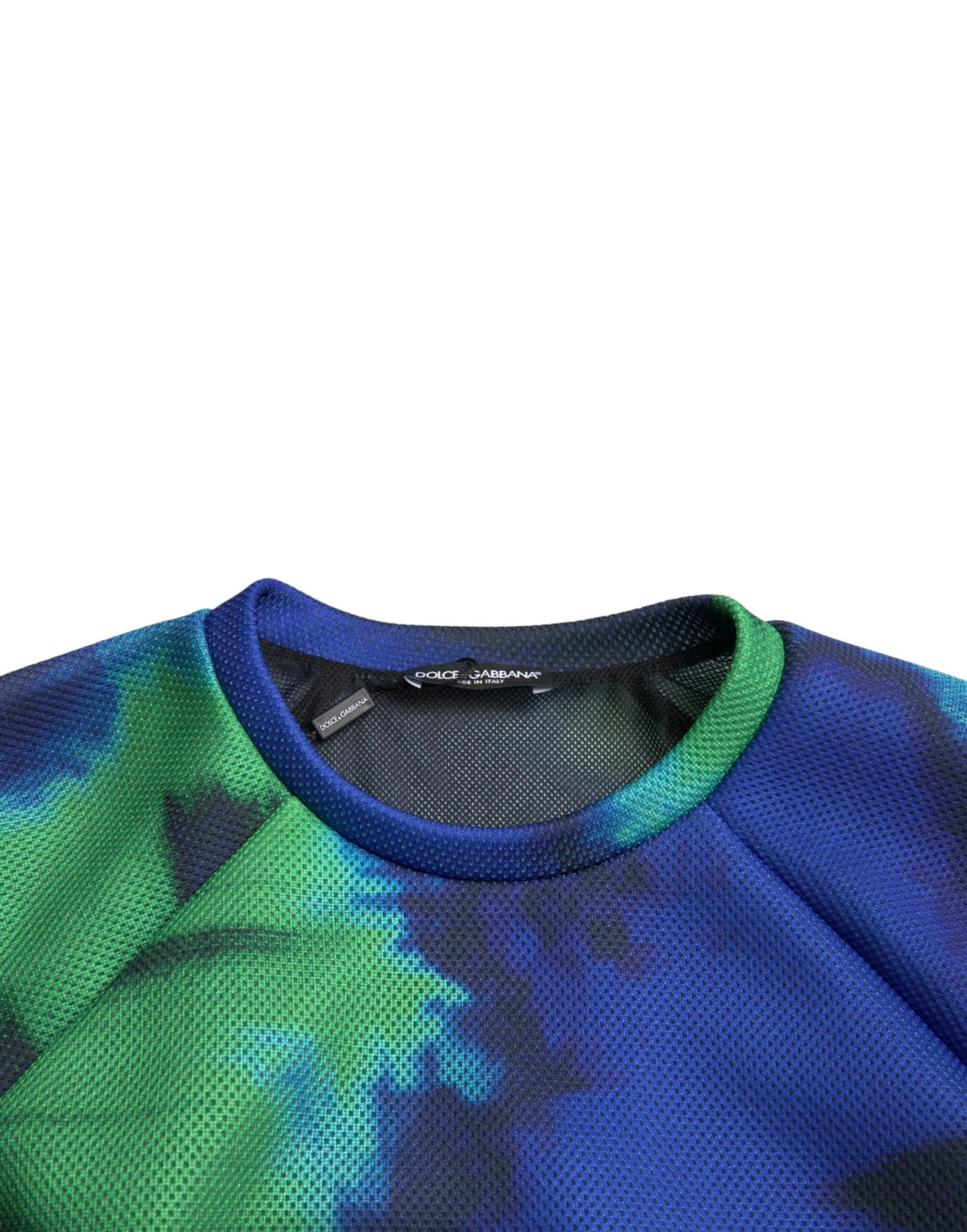 Dolce & Gabbana Multicolor Logo Crewneck Pullover Sweater