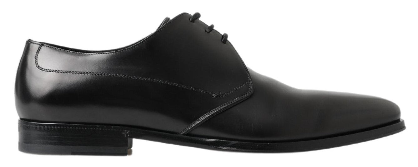 Dolce & Gabbana Black Derby Formal Dress Shoes