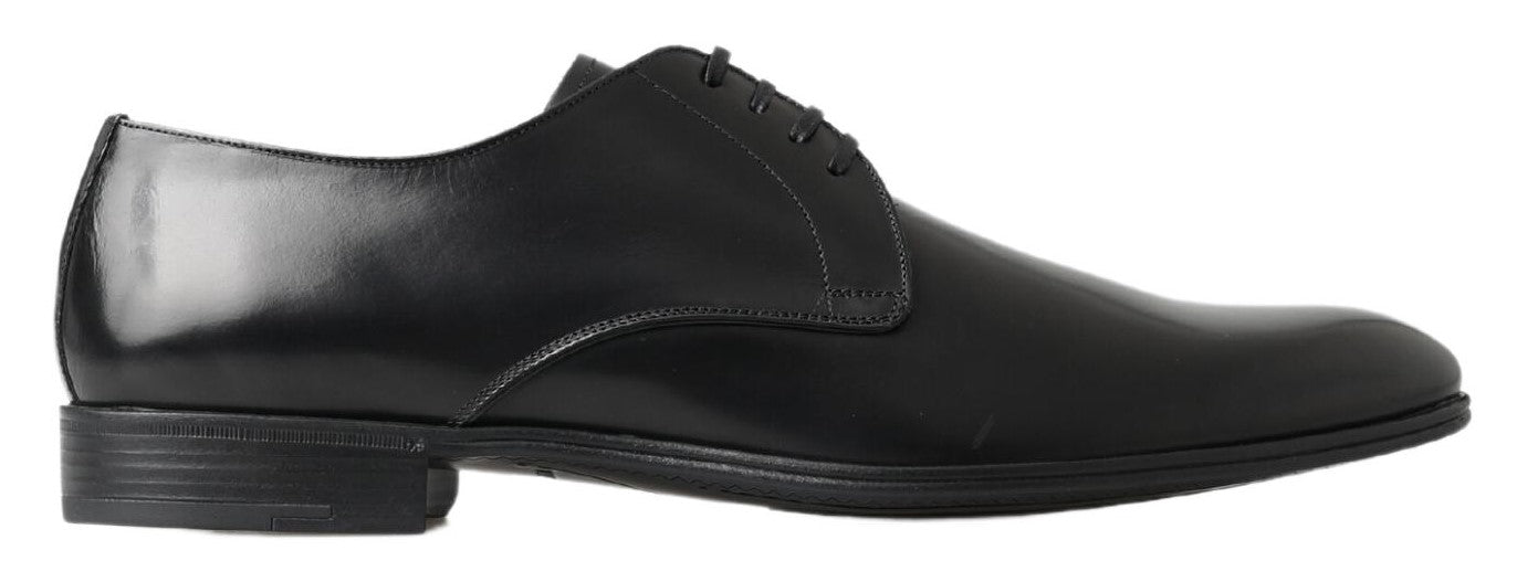 Dolce & Gabbana Black Derby Formal Dress Shoes