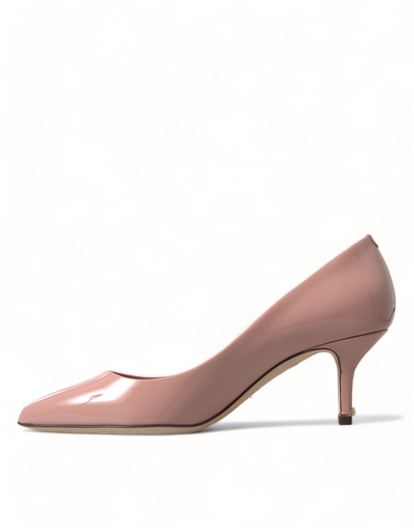 Dolce & Gabbana Pink Patent Leather Pumps Heels Shoes