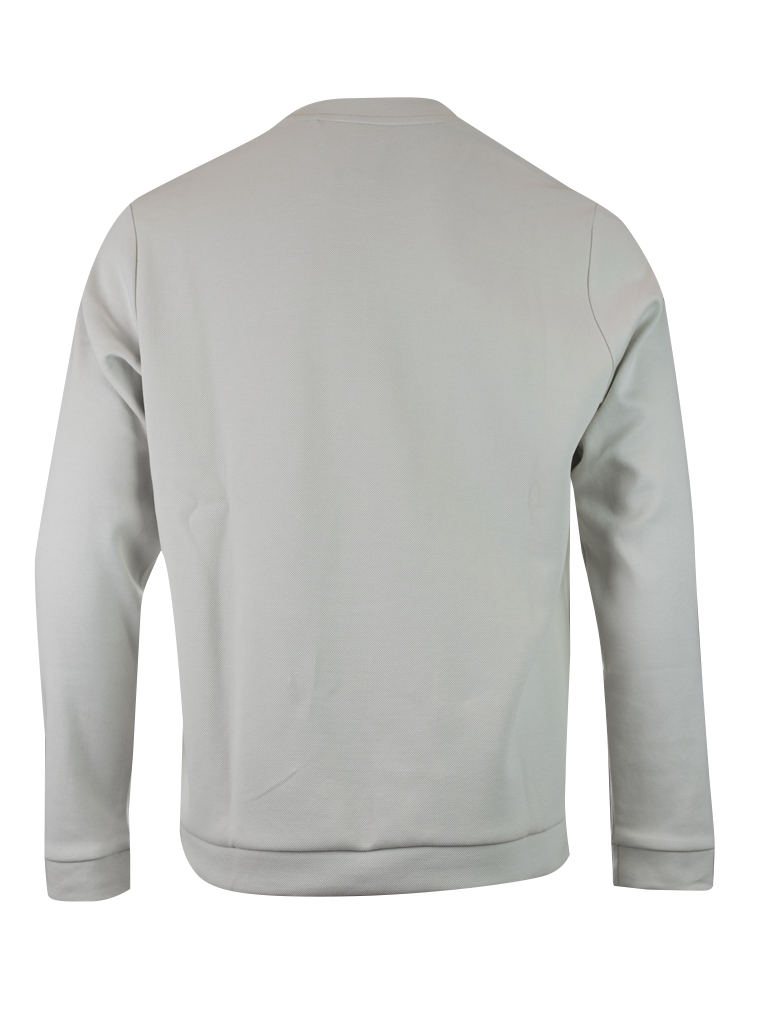 Hugo Boss Beige Cotton Round Neck Sweatshirt