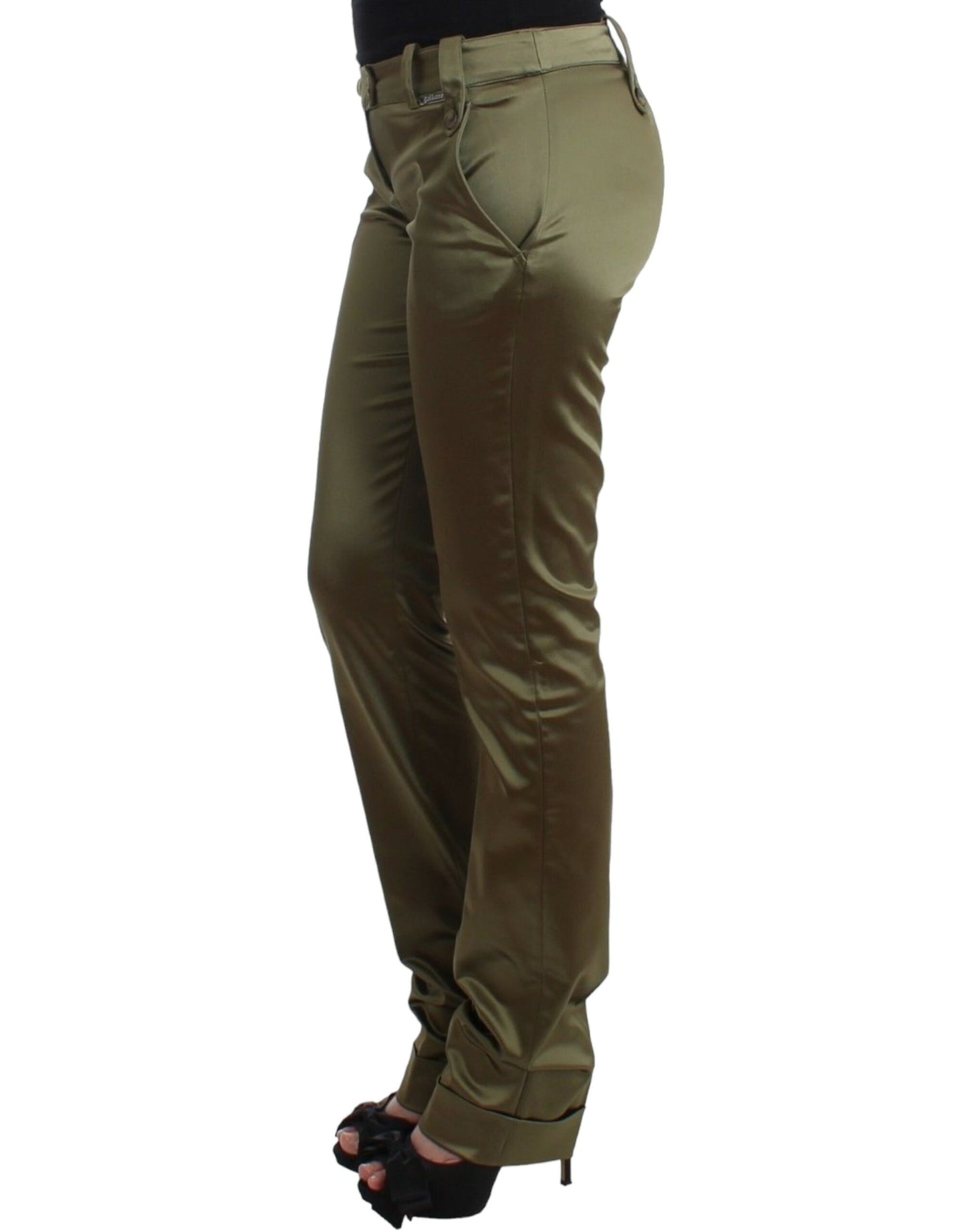 John Galliano Green Slim Fit Pants