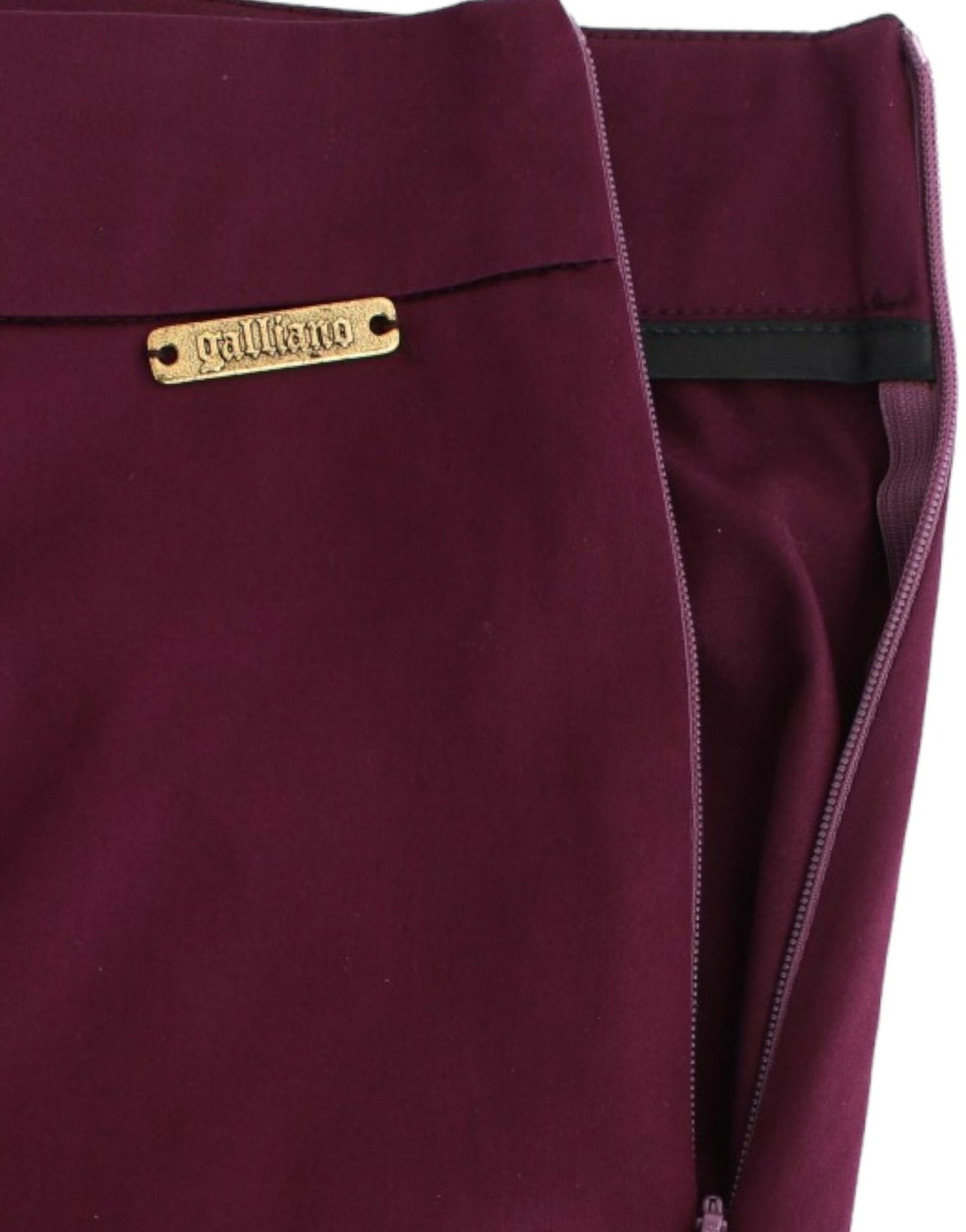 John Galliano Purple slim fit pants