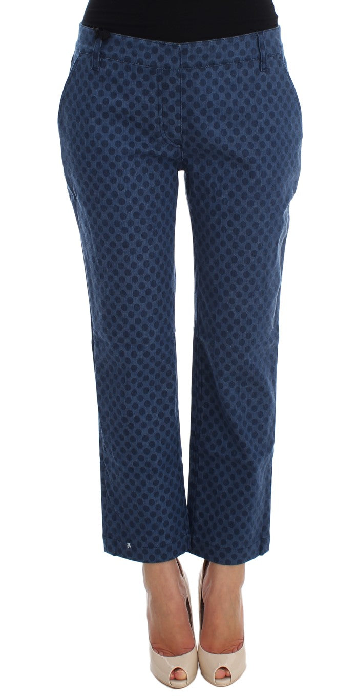 Dolce & Gabbana Polka Dotted Stretch Capri Jeans