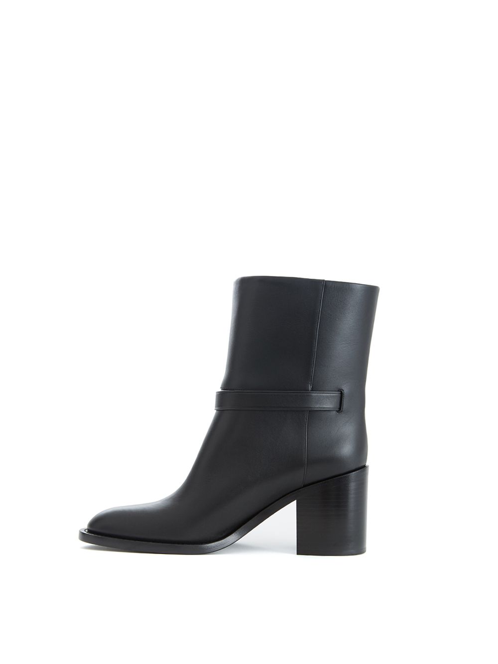 Burberry Black Leather Ankle Boots