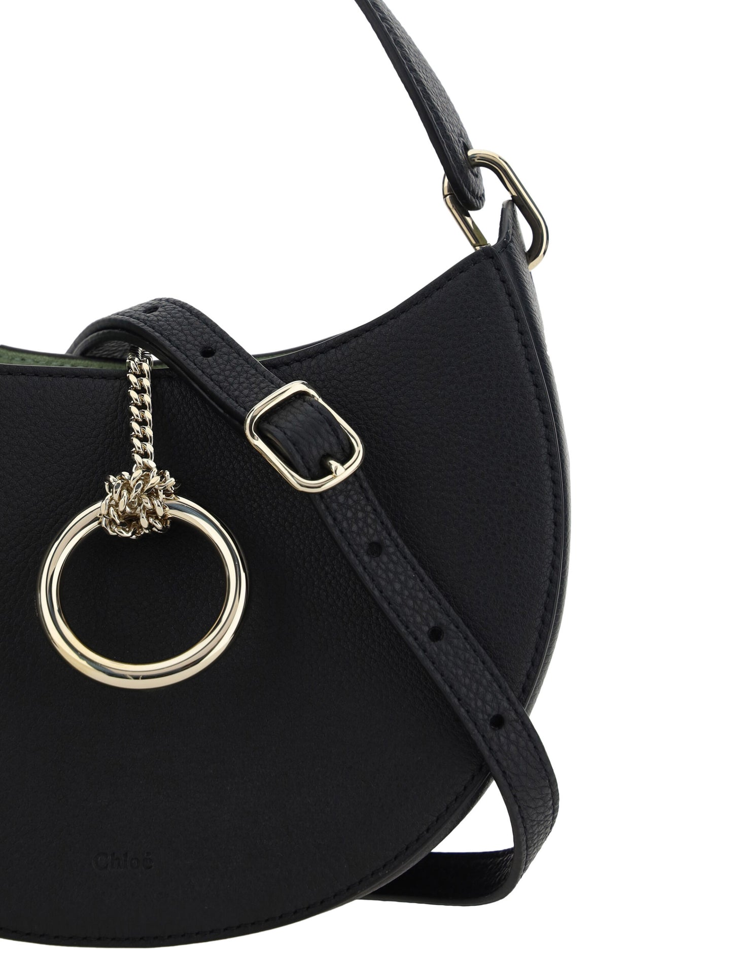 Chloé Black Leather Small Arlène Shoulder Bag