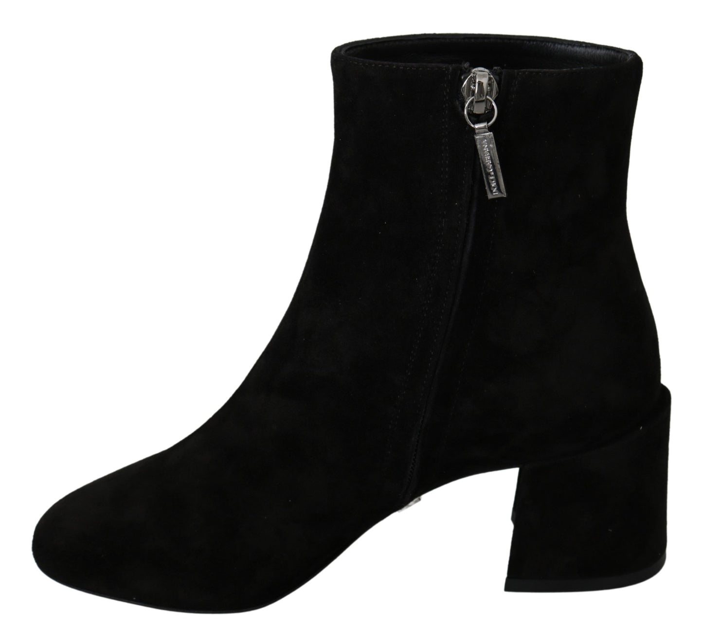 Dolce & Gabbana Black Suede L'Amore E'Bellezza Boots Shoes