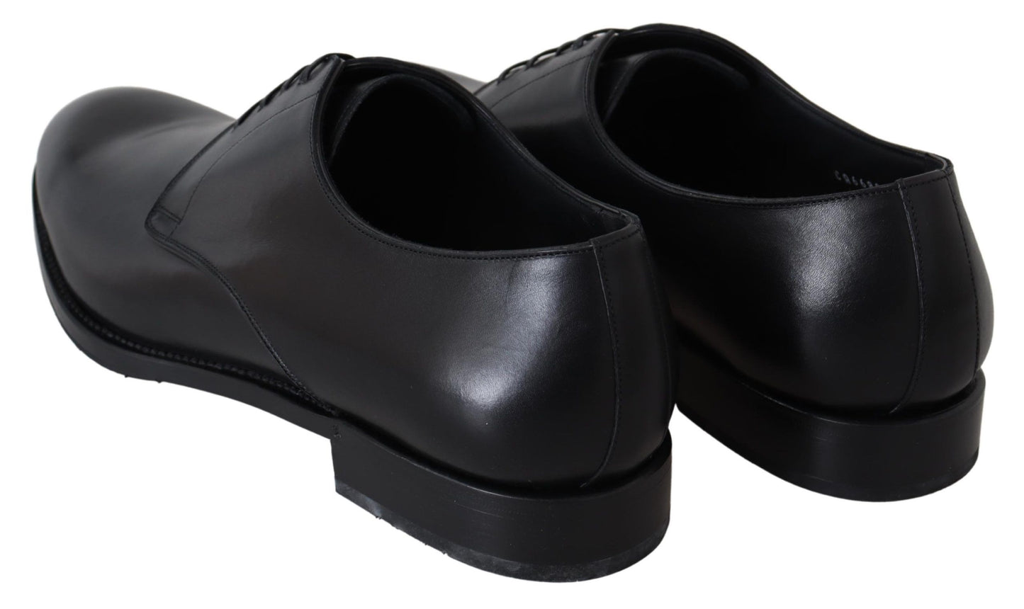 Dolce & Gabbana Black Leather SARTORIA Hand Made Shoes