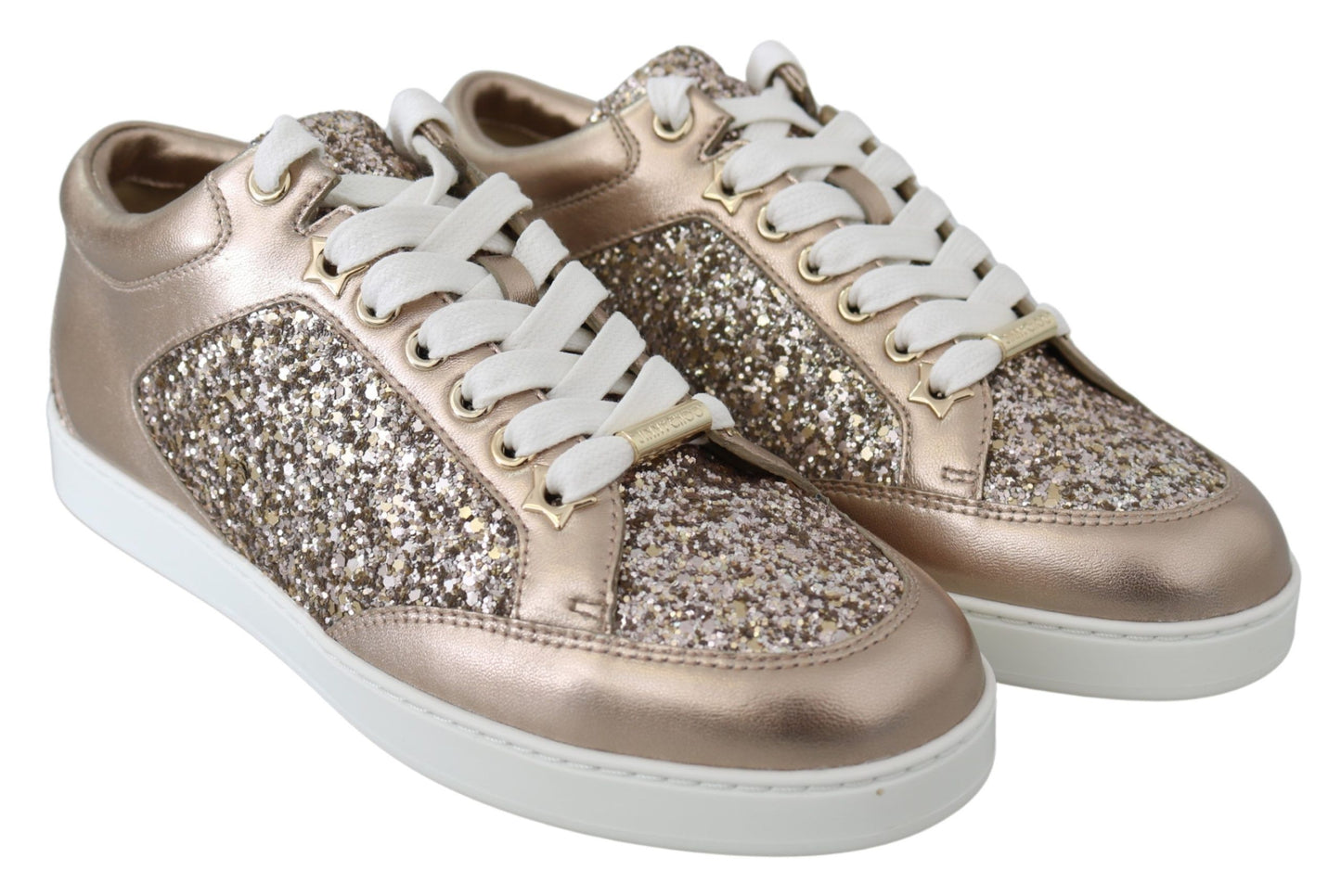 Jimmy Choo Miami Ballet Pink Leather Sneakers