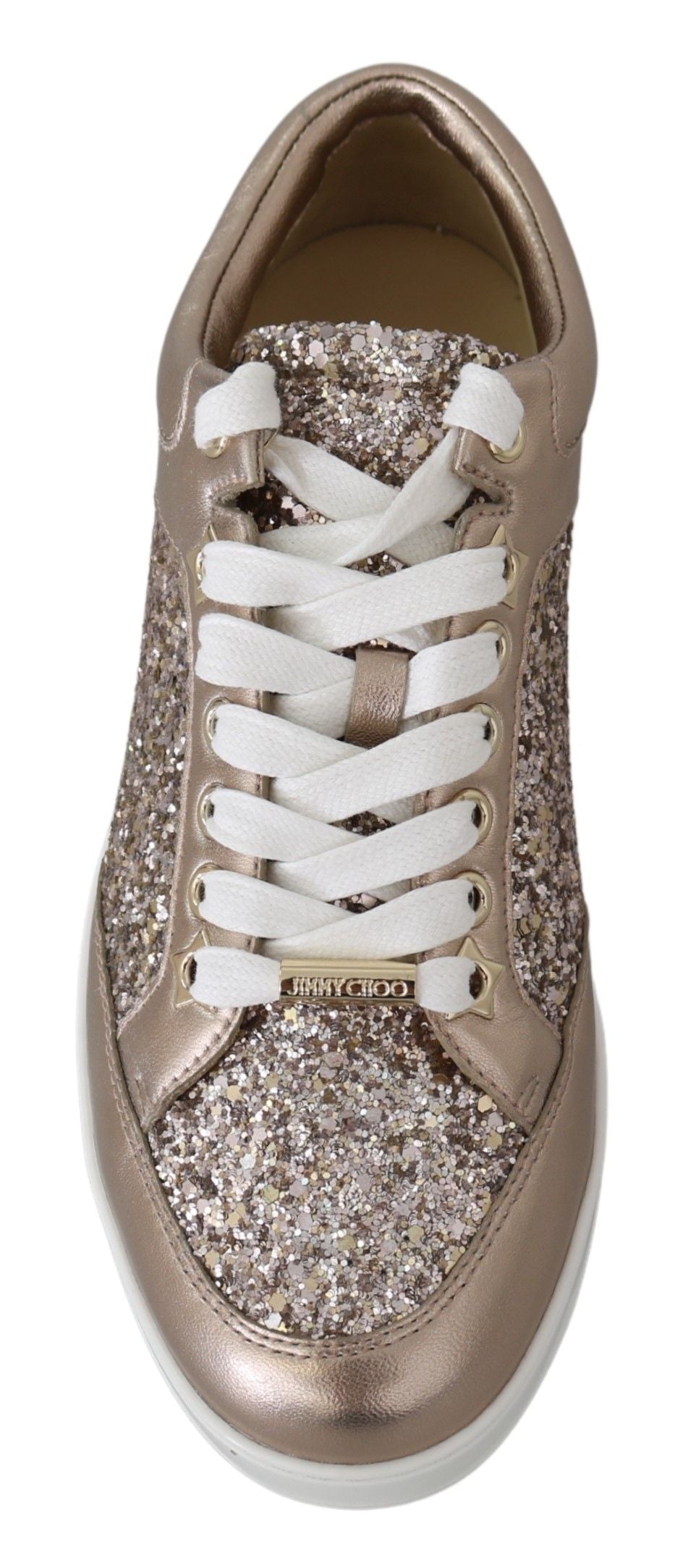 Jimmy Choo Miami Ballet Pink Leather Sneakers