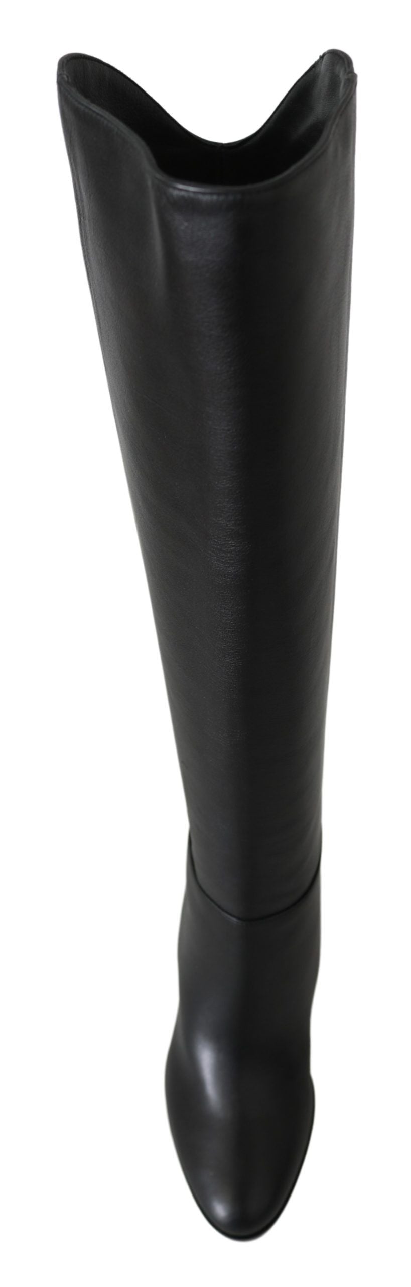 Jimmy Choo Madalie 80 Black Leather Boots