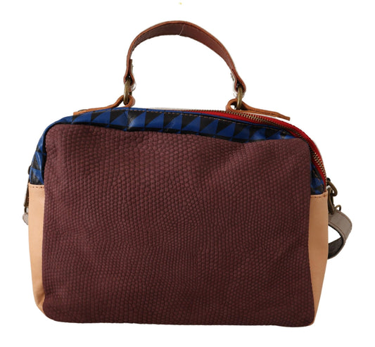 EBARRITO Multicolor Genuine Leather Shoulder Strap Messenger Bag