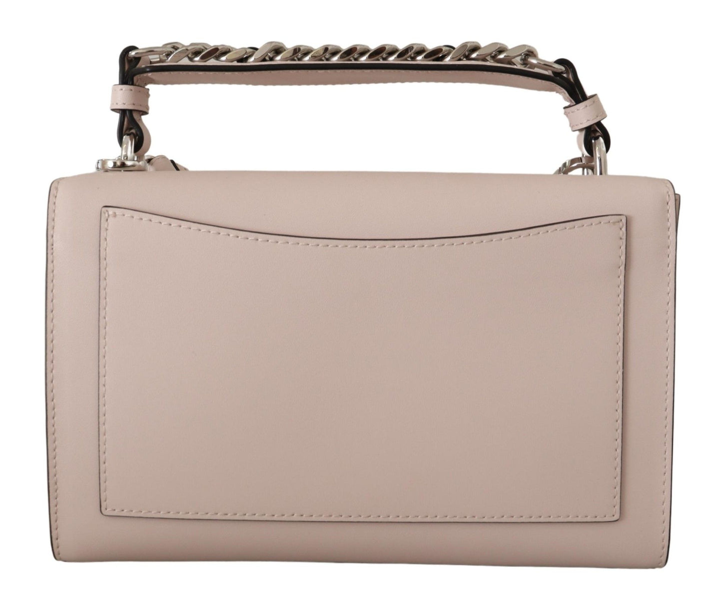 Karl Lagerfeld Light Pink Leather Shoulder Bag