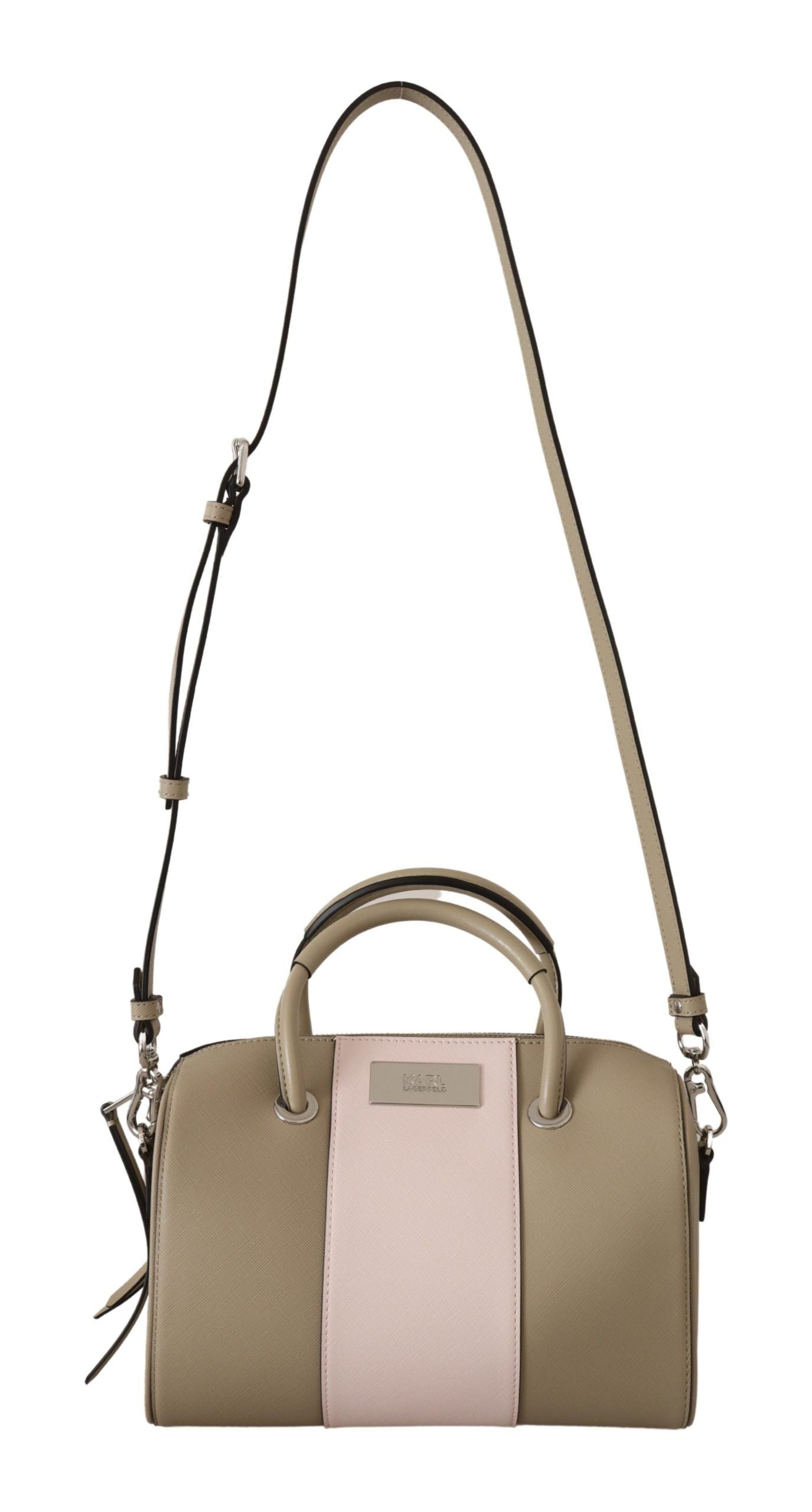 Karl Lagerfeld Sage Green Polyurethane Shoulder And Handbag