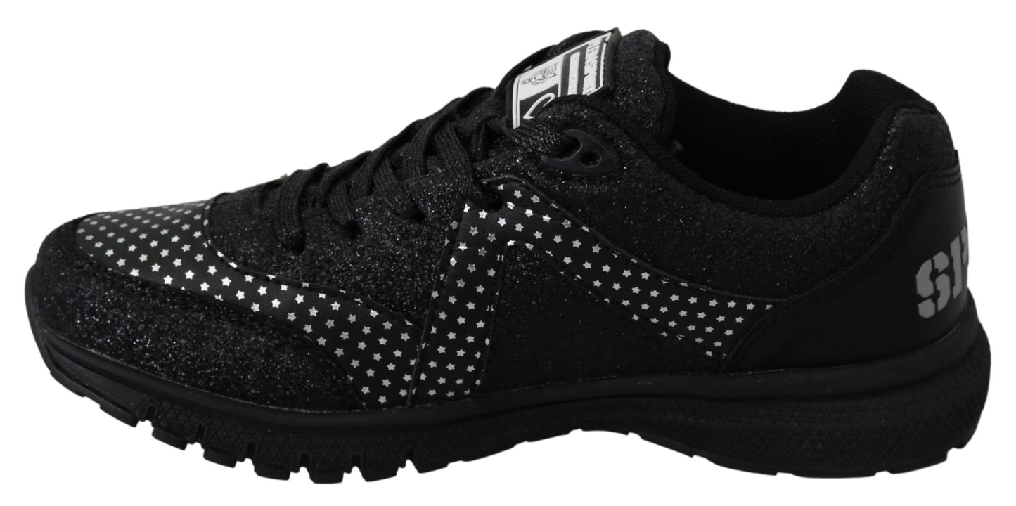 Philipp Plein Black Running Jasmines Sneakers Shoes