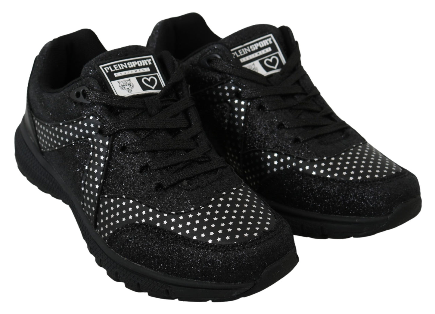 Philipp Plein Black Running Jasmines Sneakers Shoes