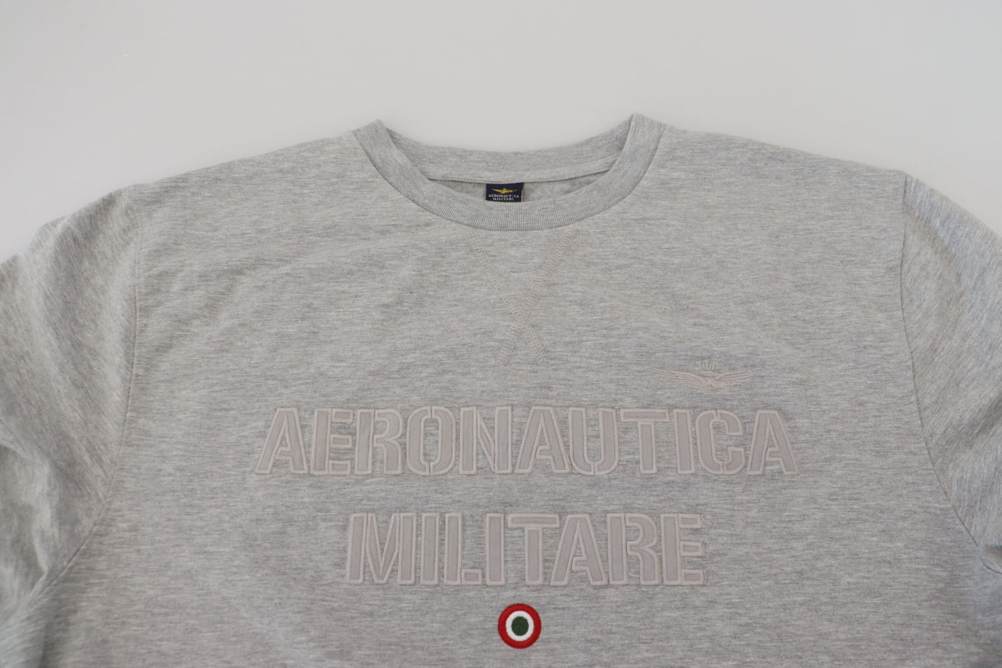 Aeronautica Militare Gray Men Pullover Sweatshirt Sweater