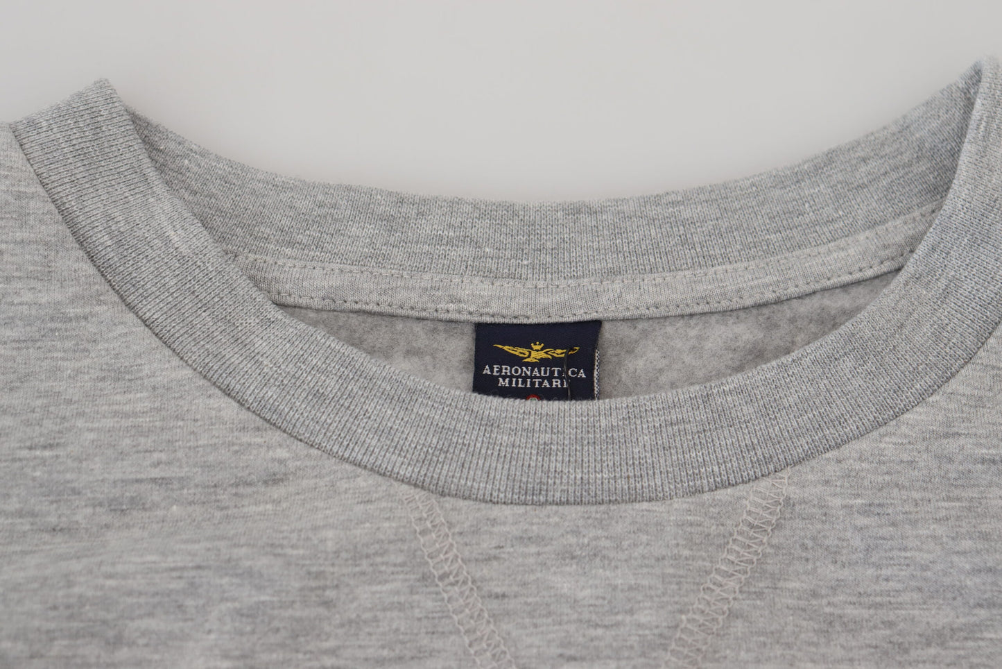 Aeronautica Militare Gray Men Pullover Sweatshirt Sweater