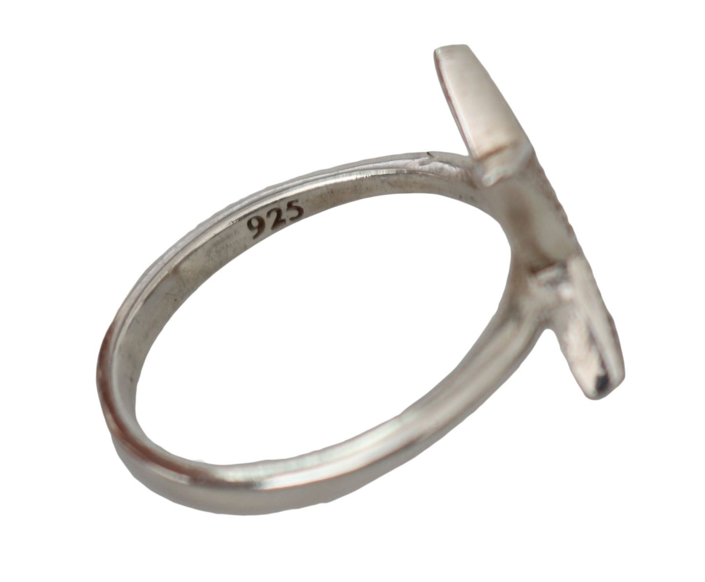 Nialaya Silver Womens Clear CZ Star 925 Ring