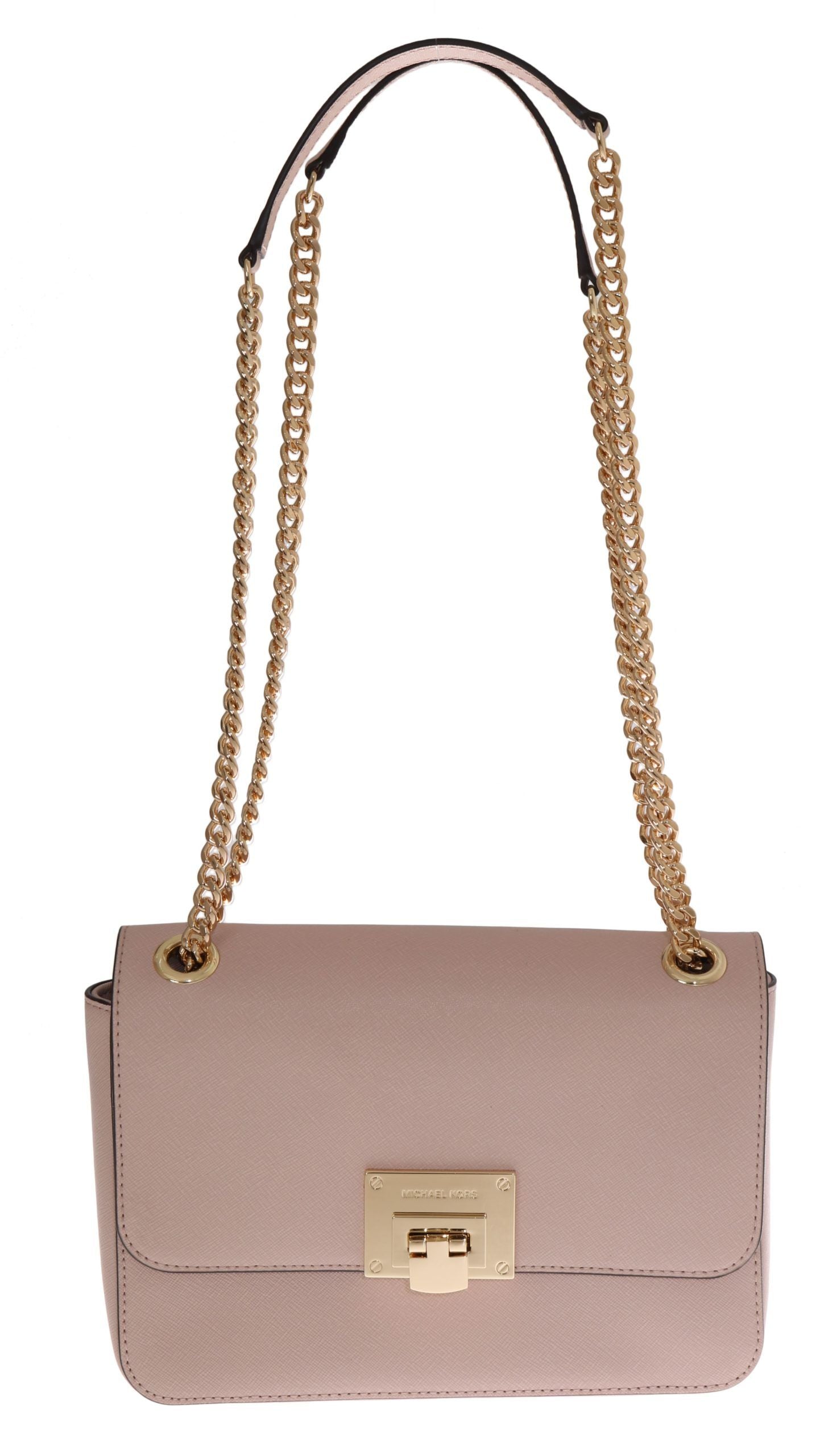 Michael Kors Pink Tina Leather Shoulder Bag