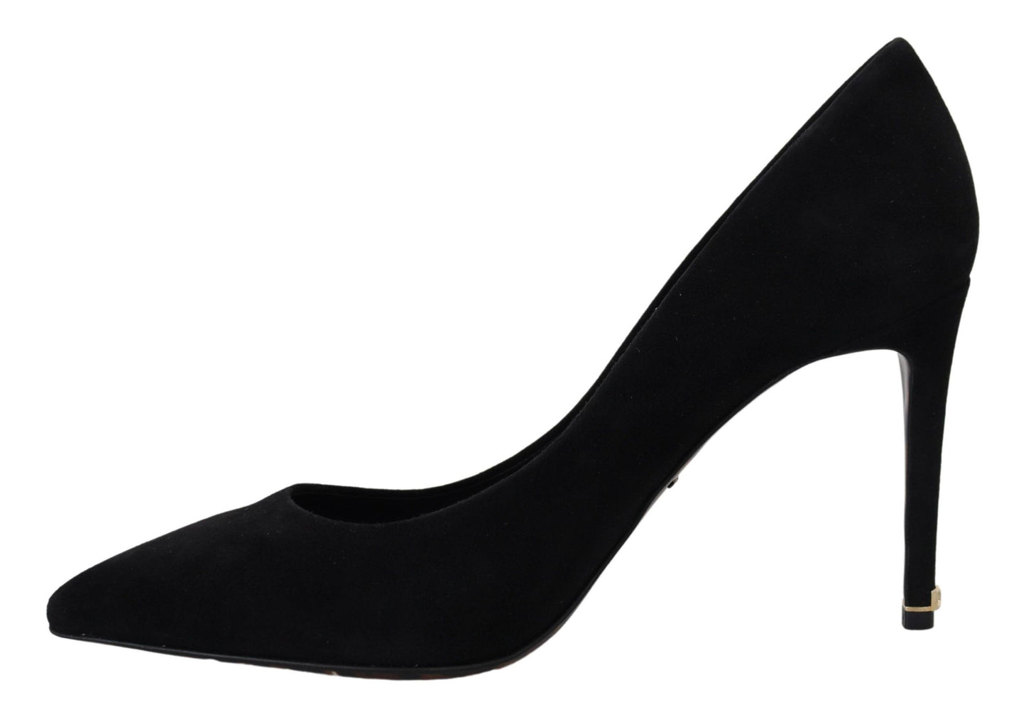 Dolce & Gabbana Black Suede High Heels Pumps Classic Shoes