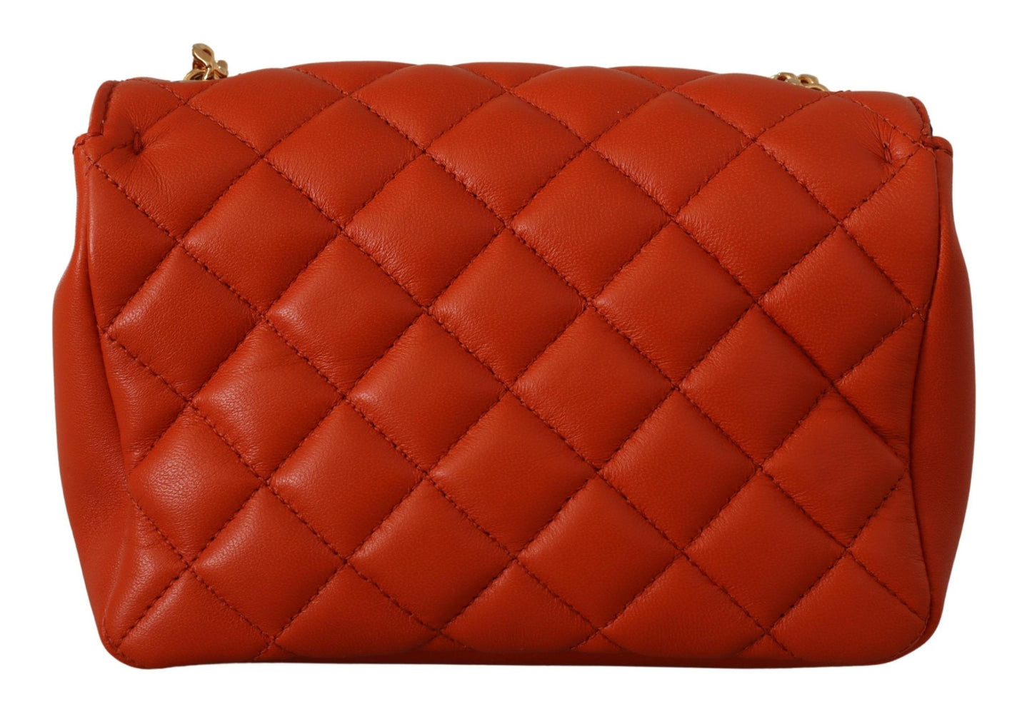 Versace Red Nappa Leather Medusa Small Crossbody Bag