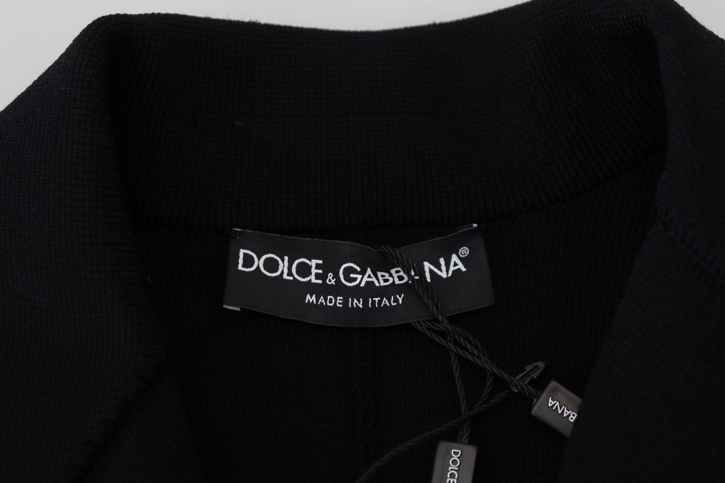 Dolce & Gabbana Black Button Cardigan Blazer Viscose Jacket