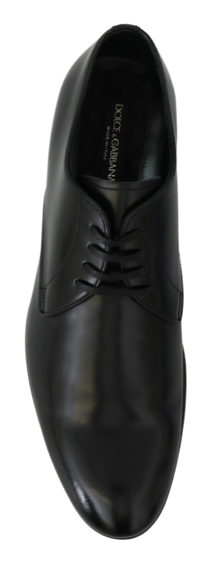 Dolce & Gabbana Derby Napoli Black Leather Dress Formal Shoes