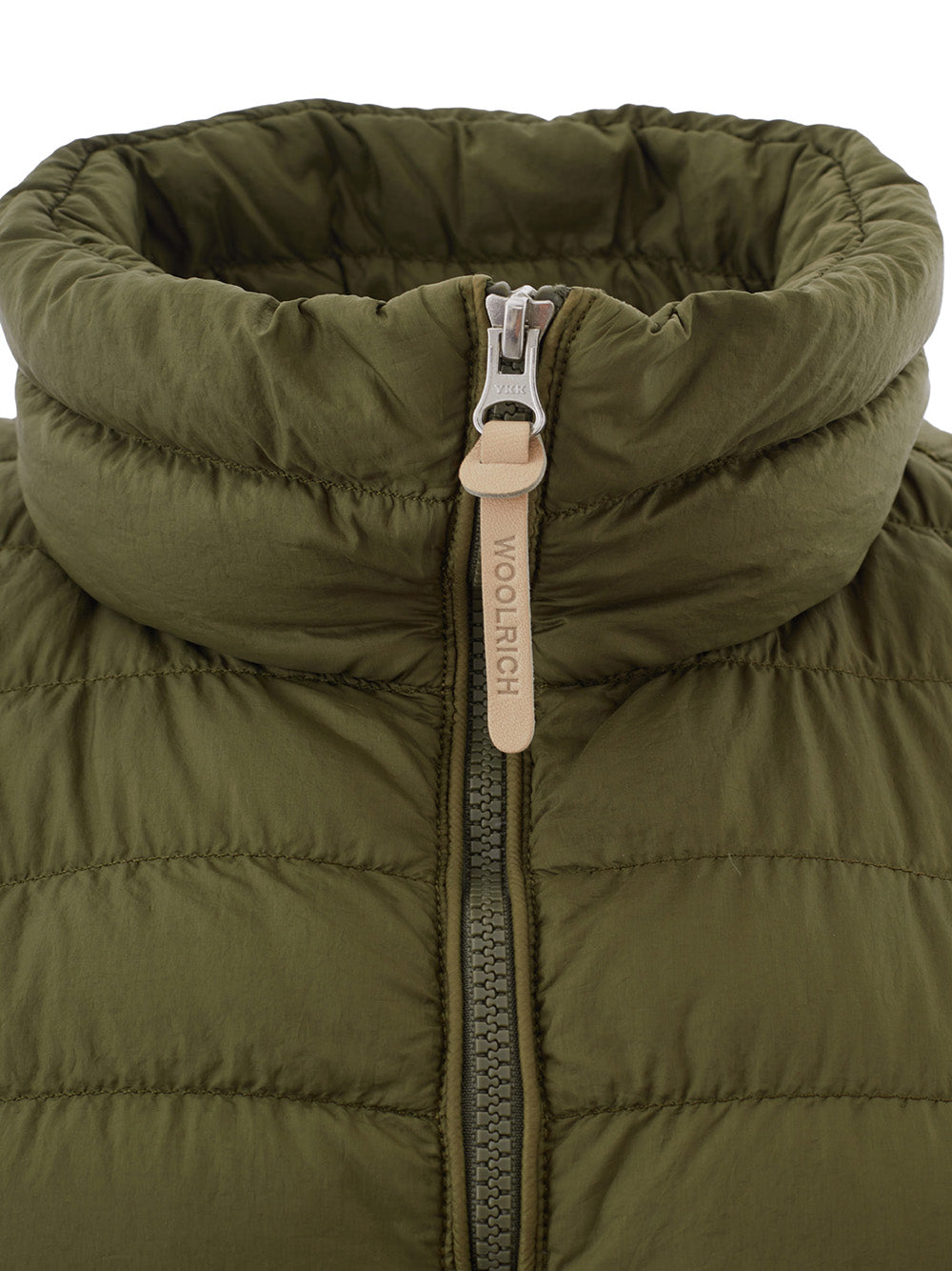 Woolrich Green Quilted Bomber Jacket