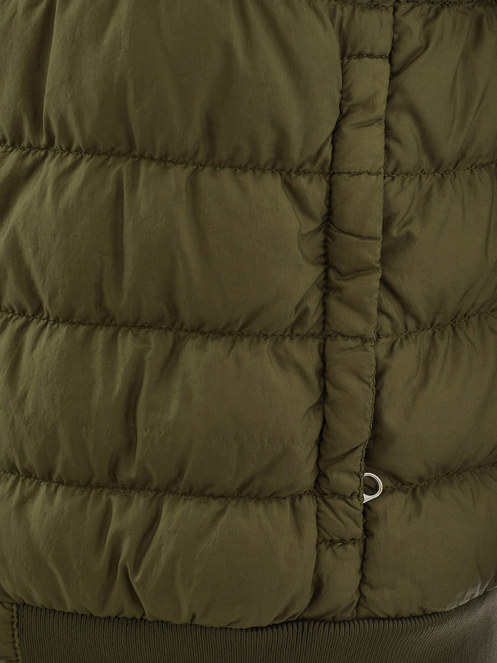 Woolrich Green Quilted Bomber Jacket