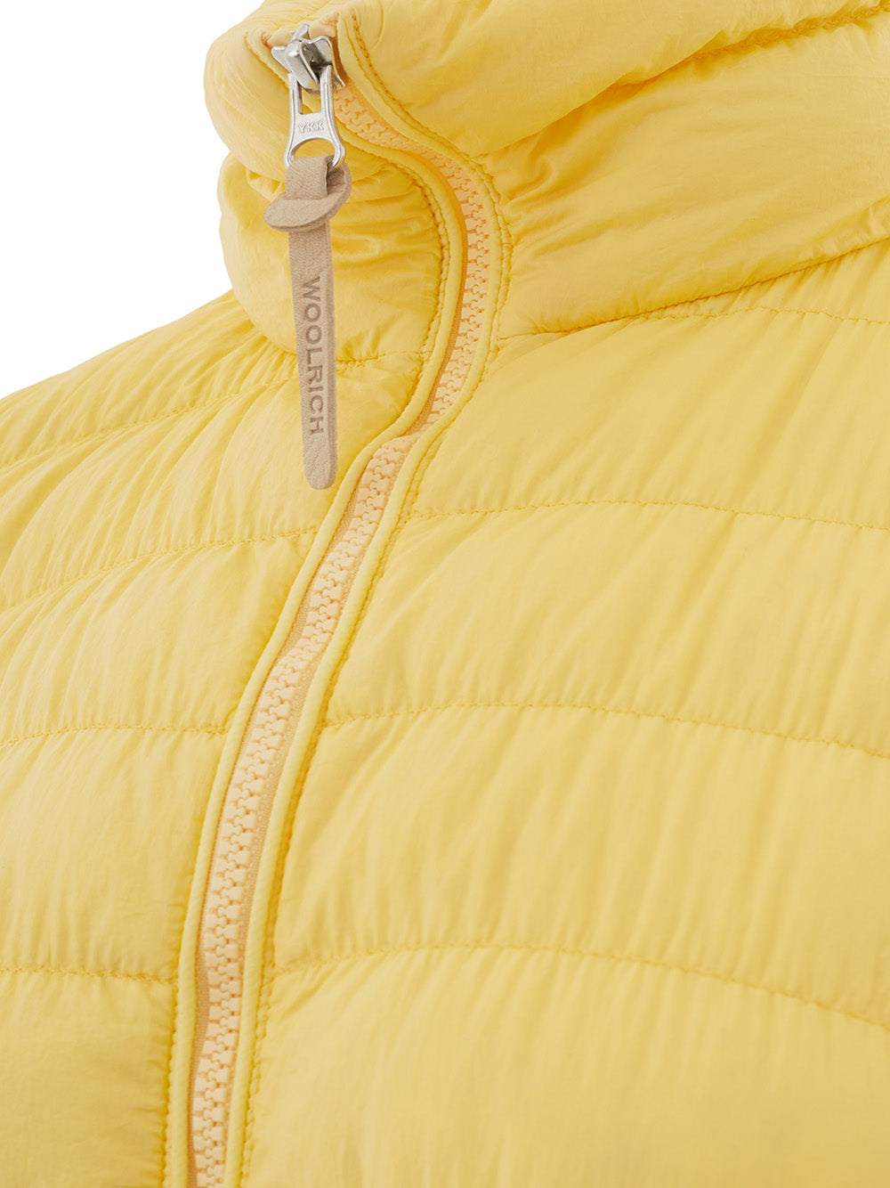 Woolrich Yellow Quilted Bomber Jacket