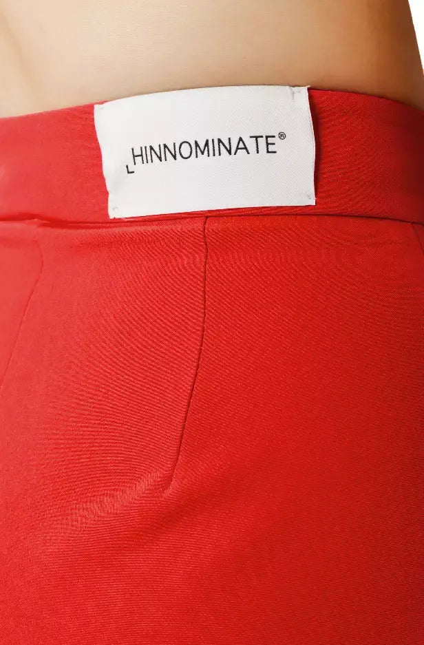 Hinnominate Red Polyester Short