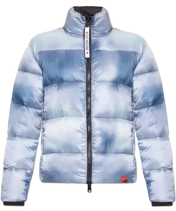 Love Moschino Light Blue Polyester Jackets & Coat