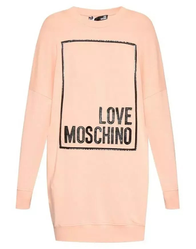 Love Moschino Pink Cotton Dress