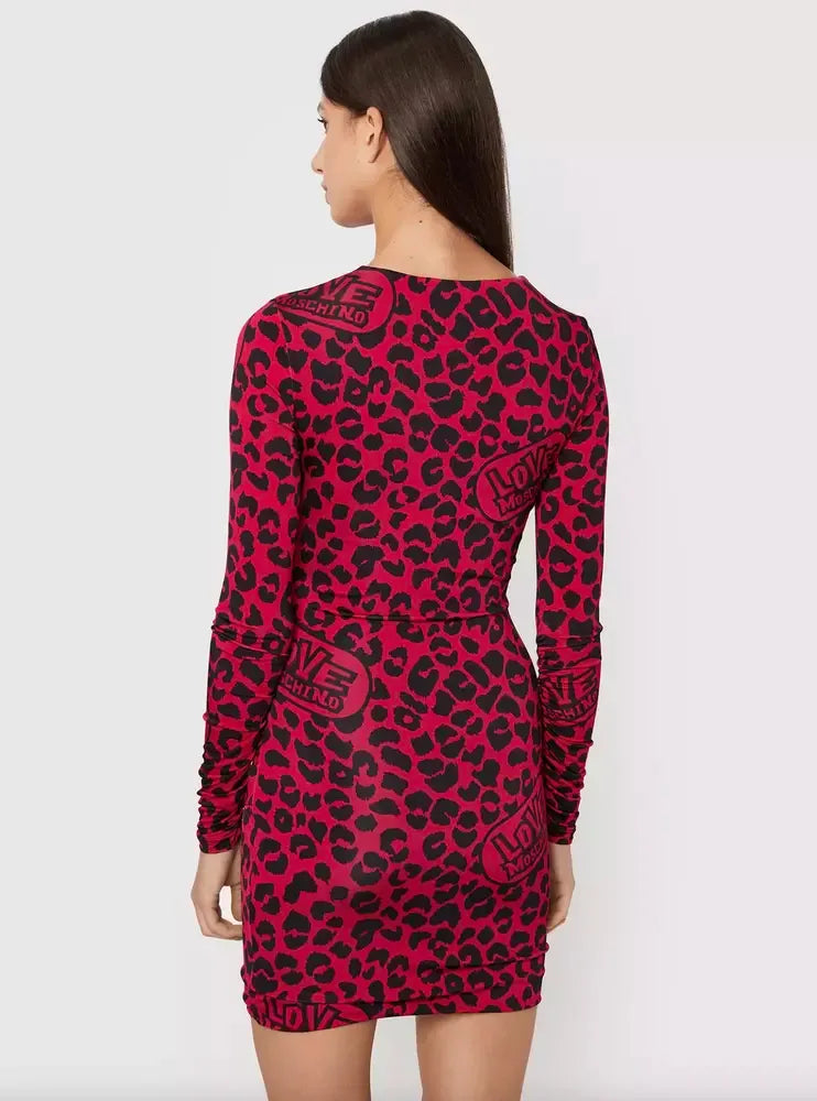 Love Moschino Red Viscose Dress