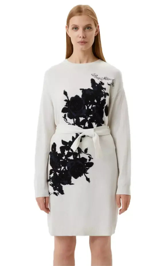 Love Moschino White Polyamide Dress