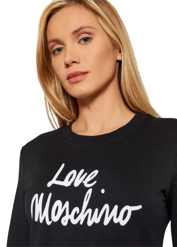 Love Moschino Black Cotton Dress