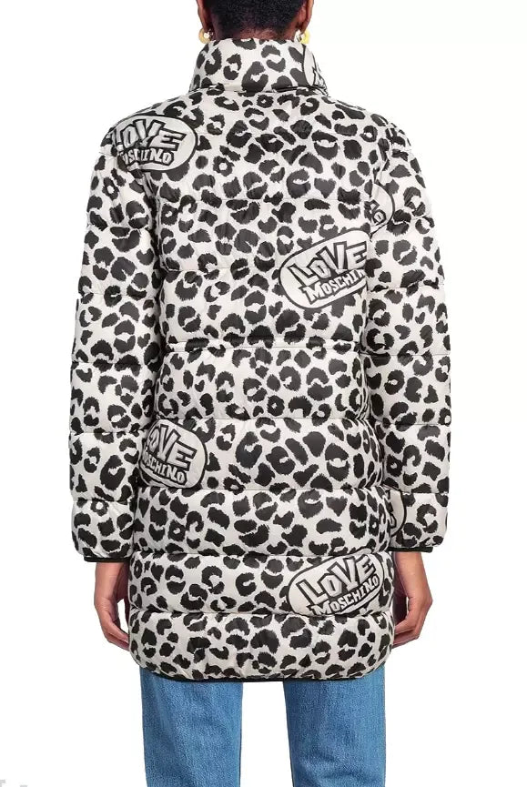 Love Moschino White Polyester Jackets & Coat