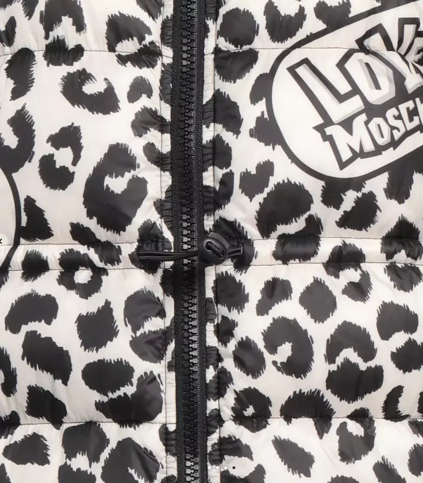 Love Moschino White Polyester Jackets & Coat